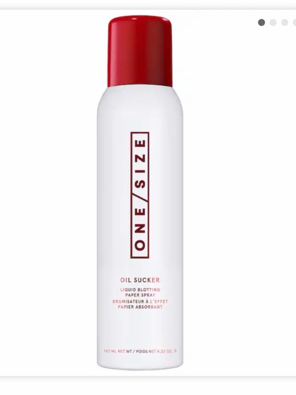 ONE/SIZE Toner Spray Bottle - White & Red